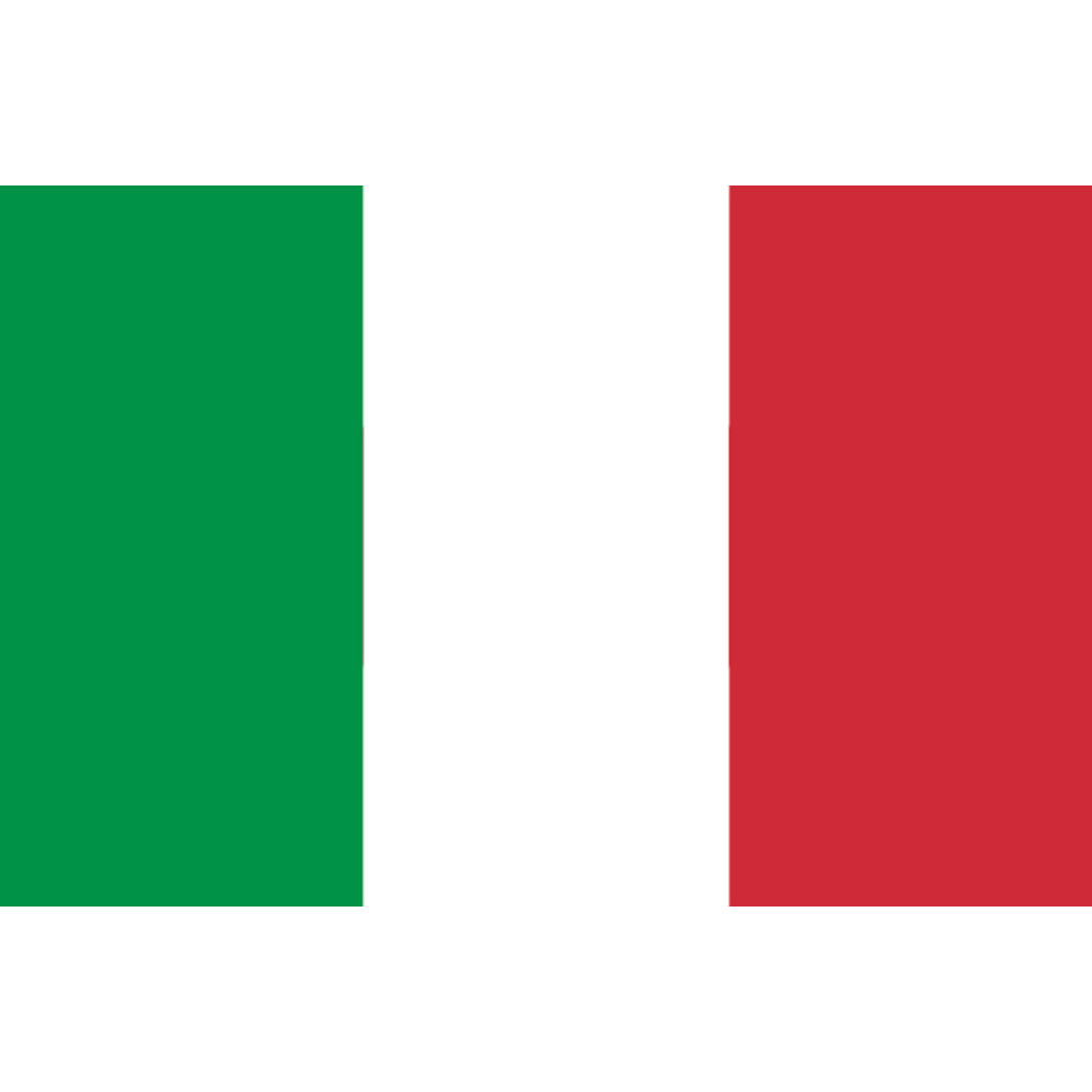 Drapeau Italie - 19.5x13cm - Sticker/autocollant