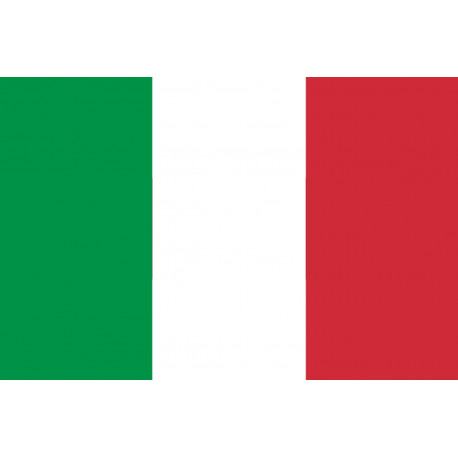 Drapeau Italie - 5x3.3cm - Sticker/autocollant