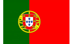 Sticker / autocollant : Drapeau Portugal - 19,5x13cm