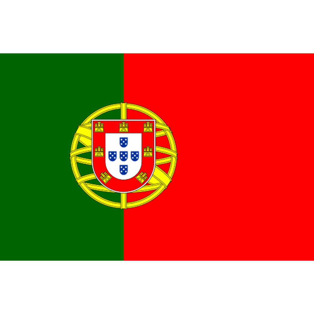 Drapeau Portugal - 15x10cm - Sticker/autocollant