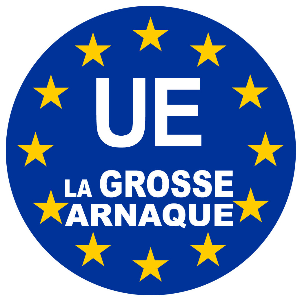 UE la grosse arnaque - 10cm - Sticker/autocollant