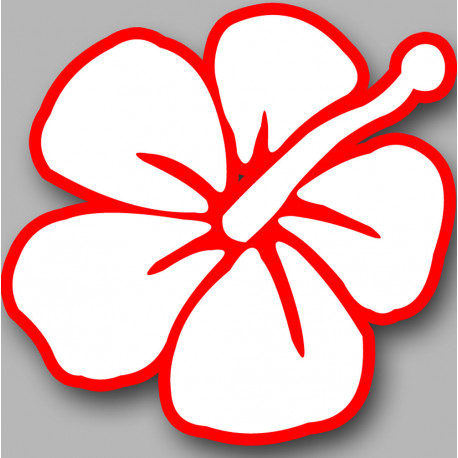 Repère fleur 1 - 10cm - Sticker/autocollant