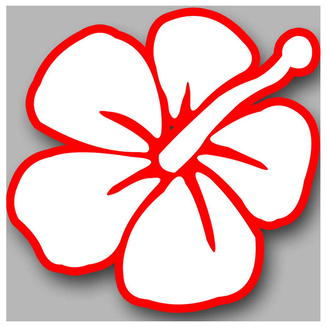 Repère fleur 1 - 5cm - Sticker/autocollant