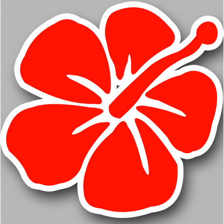 Repère fleur 2 - 15cm - Sticker/autocollant