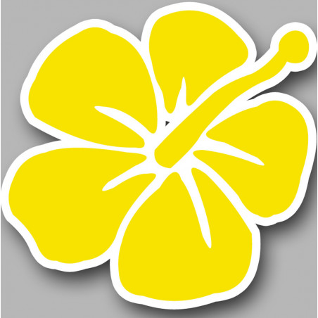 Repère fleur 3 - 10cm - Sticker/autocollant