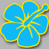 Repère fleur 4 - 20cm - Sticker/autocollant