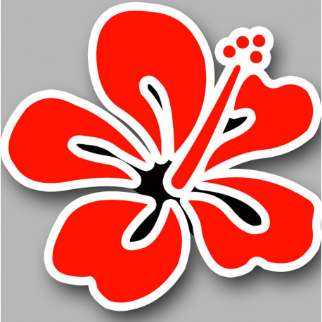 Repère fleur 7 - 15cm - Sticker/autocollant