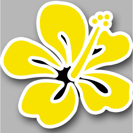 Repère fleur 8 - 15cm - Sticker/autocollant