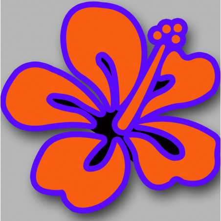 Repère fleur 10 - 10cm - Sticker/autocollant