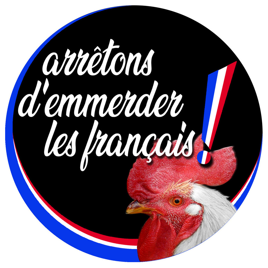 arrêtons d'emmerder les français - 10cm - Sticker/autocollant