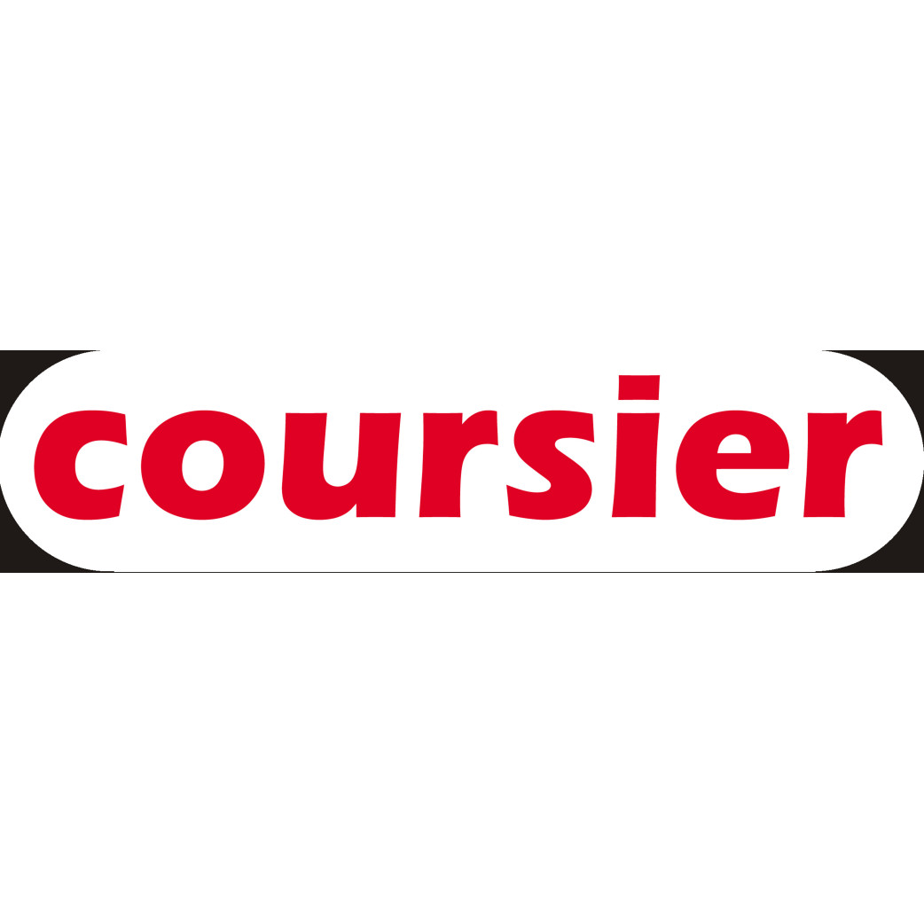 Coursier blanc - 29x7cm - Sticker/autocollant