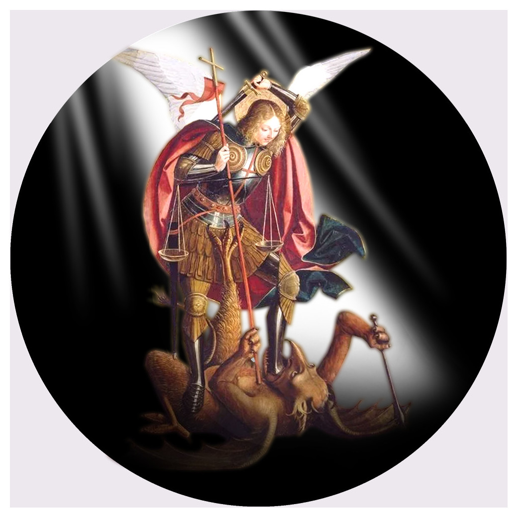 Archange Mickael Saint Michel - 5cm - Sticker/autocollant