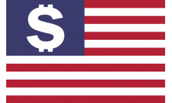 drapeau US dollar