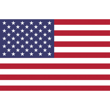 drapeau drapeau US officiel classique - 5x3.2cm - Sticker/autocollant