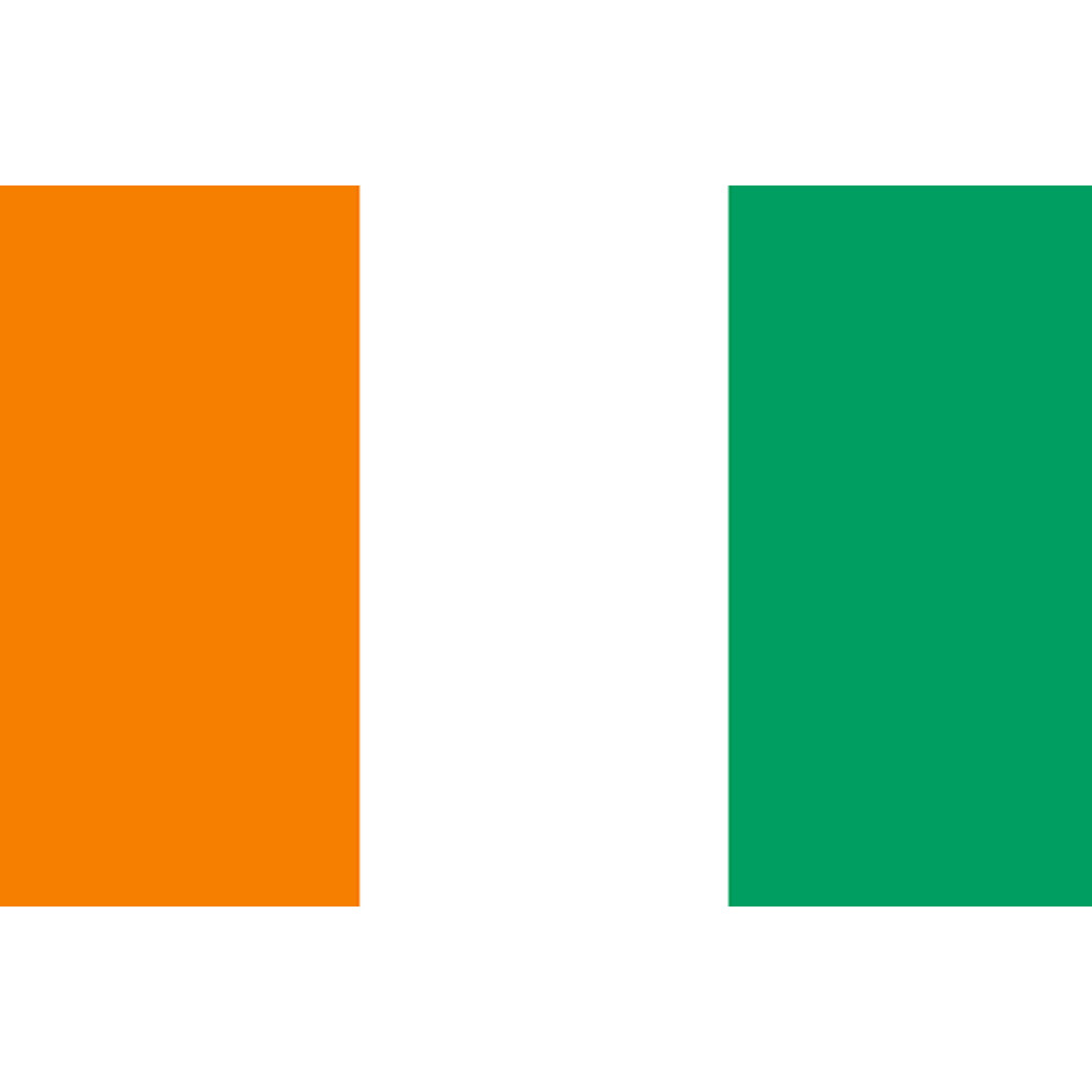 Drapeau Côte d'Ivoire - 5x3.3 cm - Sticker/autocollant