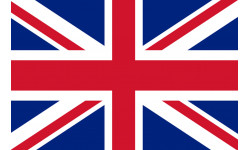 Drapeau Angleterre - 15 x 10 cm - Sticker/autocollant