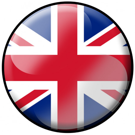 drapeau Anglais - 10cm - Sticker/autocollant