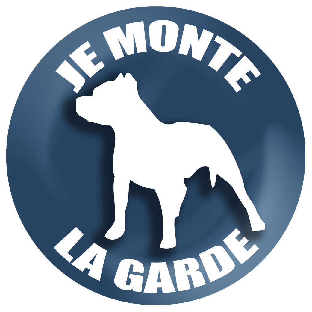 Je monte la garde - 15cm - Sticker/autocollant