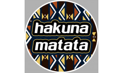 hakuna matata - 5cm - Sticker/autocollant