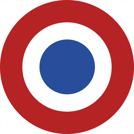 drapeau aviation Française - 15cm - Sticker/autocollant