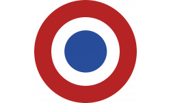 drapeau aviation Française - 20cm - Sticker/autocollant