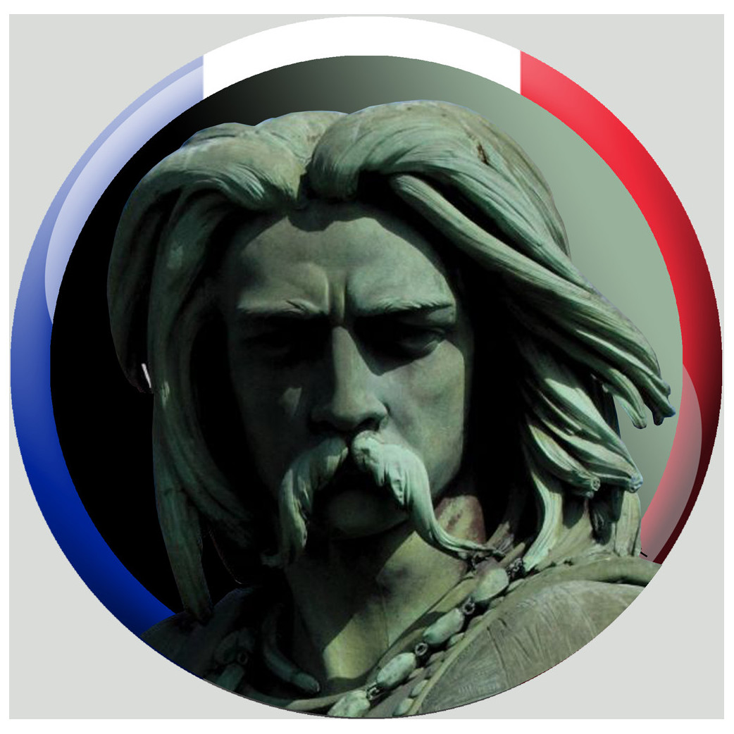 Vercingétorix - 15cm - Sticker/autocollant