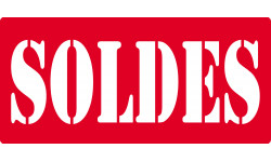 SOLDES R2 - 20x9 cm - Sticker/autocollant