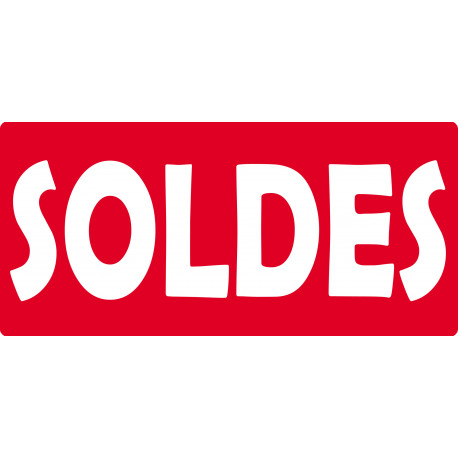 SOLDES R5 - 30x14 cm - Sticker/autocollant