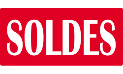 SOLDES R7 - 30x14cm - Sticker/autocollant
