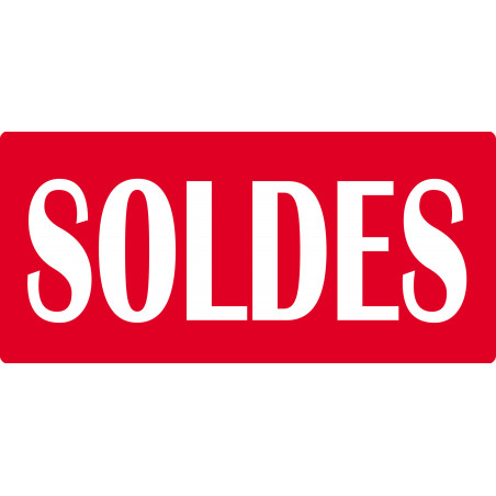 SOLDES R7 - 30x14cm - Sticker/autocollant SOLDES R7 - 30x14cm - Sticker/autocollant