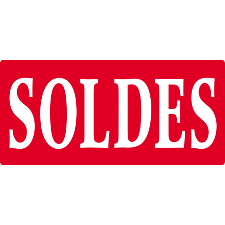 SOLDES R11 - 20x9cm - Sticker/autocollant