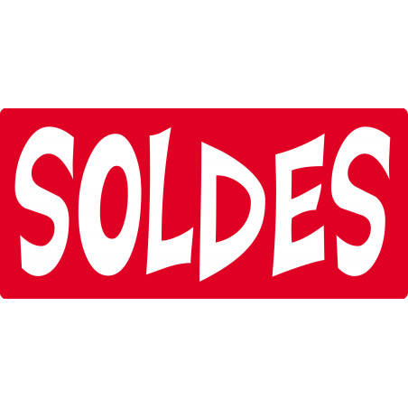 SOLDES R12 - 15x7cm - Sticker/autocollant