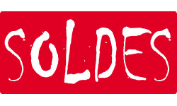 SOLDES R13 - 30x14cm - Sticker/autocollant