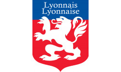 Sticker / autocollants : Lyonnais Lyonnaise - 15x11,5cm