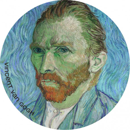 Van Gogh - 20cm - Sticker/autocollant