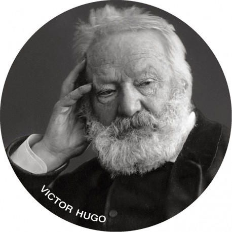 Victor Hugo (15x15cm) - Sticker/autocollant