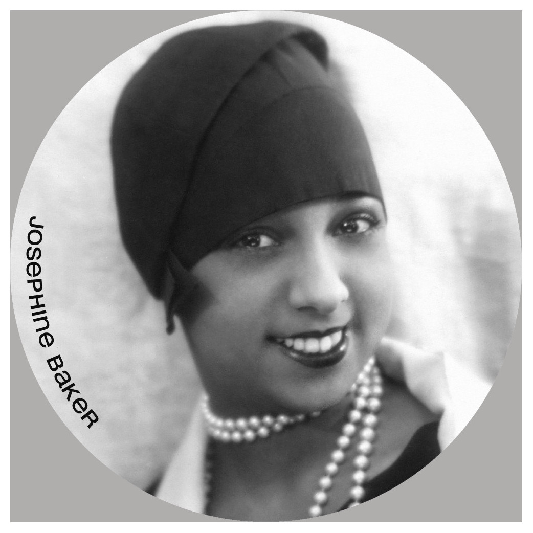Joséphine Baker (10x10cm) - Sticker/autocollant