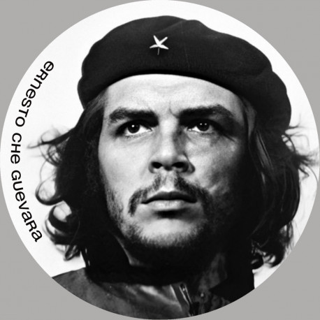 Ernesto Che Guevara (10x10cm) - Sticker/autocollant