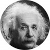 Sticker / autocollant  : Albert Einstein - 20cm