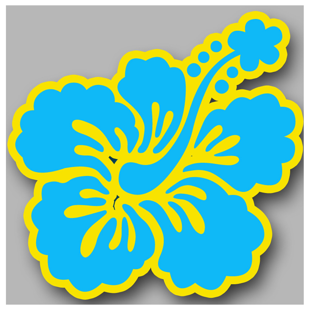 Repère fleur 29 - 20cm - Sticker/autocollant