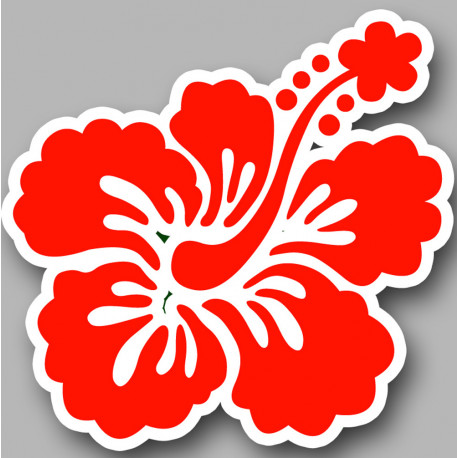 Repère fleur 27 - 10cm - Sticker/autocollant