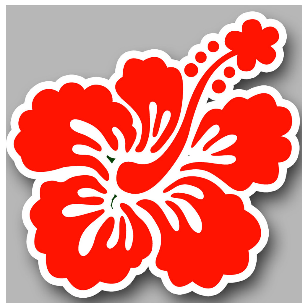 Repère fleur n°27 - 20cm - Sticker/autocollant