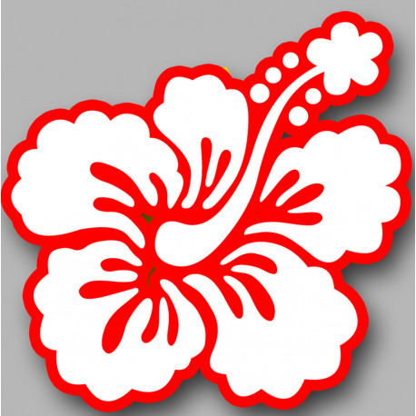 Repère fleur 26 - 15cm - Sticker/autocollant