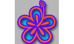 Repère fleur 25 - 5cm - Sticker/autocollant