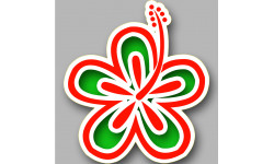 Repère fleur 22 - 5cm - Sticker/autocollant