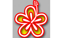Repère fleur 21 - 5cm - Sticker/autocollant