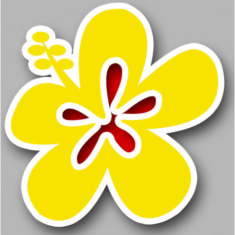 Repère fleur 18 - 5cm - Sticker/autocollant