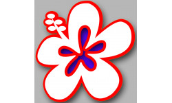 Repère fleur 16 - 10cm - Sticker/autocollant