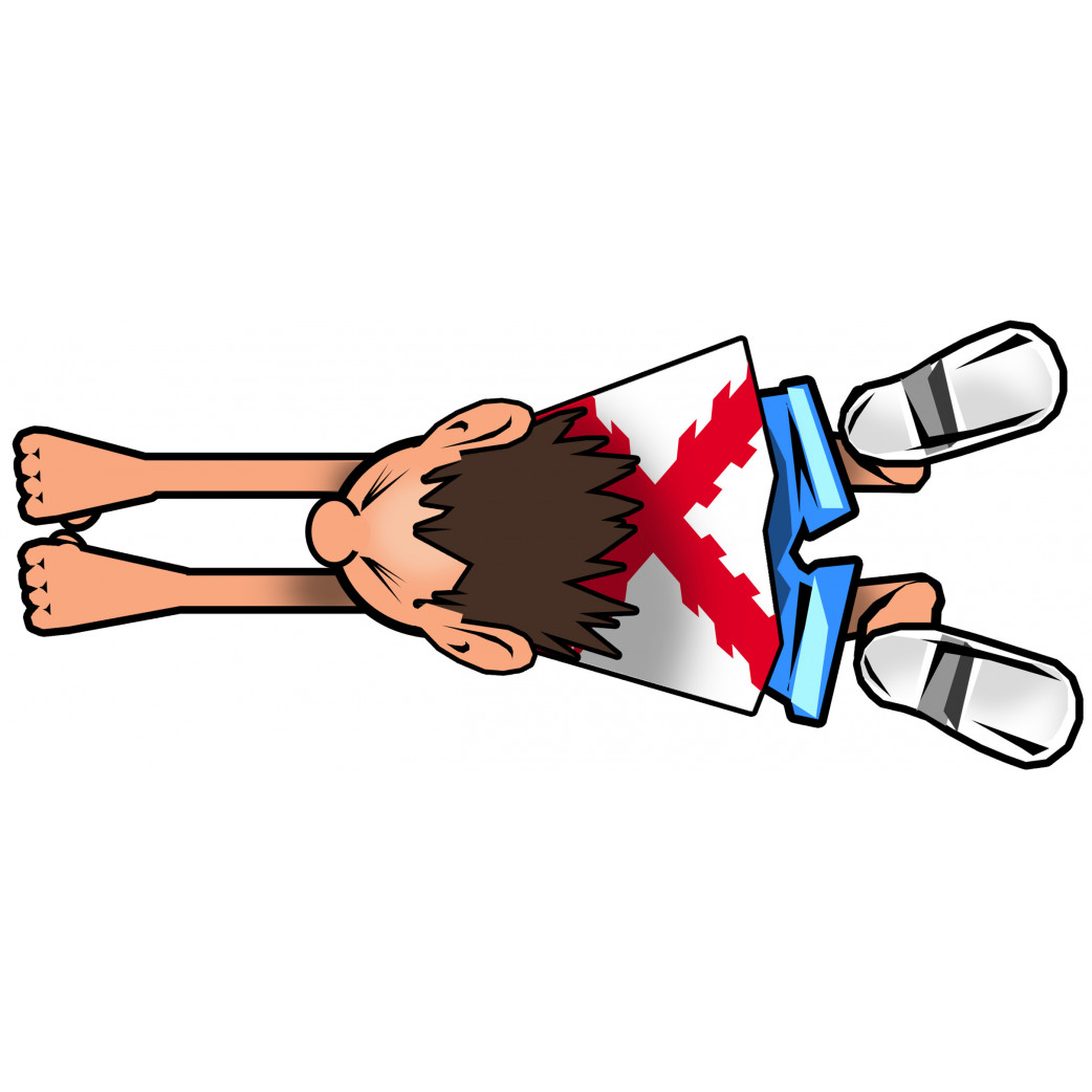 attrape voiture Bourguignon - 28x12cm - Sticker/autocollant