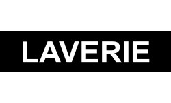 LAVERIE noir - 29x7cm - Sticker/autocollant